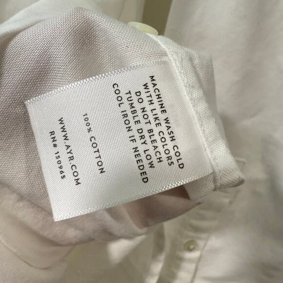 AYR White Button-Up Blouse - Picture 7 of 8